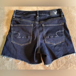 American Eagle Outfitters Women's Dark Blue Jean Shorts
